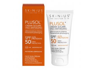 Plusol crema solare viso spf50 50 ml