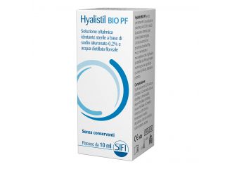 Gocce oculari ha 0,2% e acque distillate hyalistil bio pf frutti rossi 10 ml