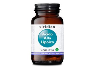 Viridian acido alfa lipoico 30 capsule vegetali