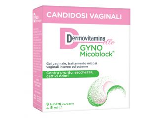 Dermovitamina gynomicoblock m 8 tubetti monodose 5 ml