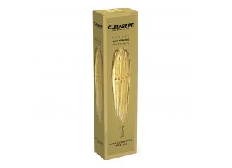 Curasept gold luxury whitening dentifricio 75 ml + spazzolino