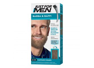 Just for men barba & baffi m25 castano chiaro 51 g