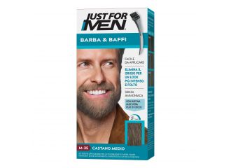 Just for men barba & baffi m35 castano medio 51 g