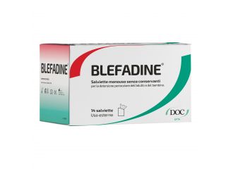 Blefadine 14 salviette monouso per detersione perioculare