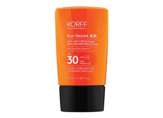 Korff sun secret air fluido viso spf30 50 ml