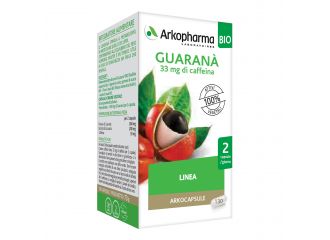 Arko capsule guarana' bio 130 capsule