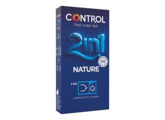 Control 2in1 new nature 2,0 + nature lube 3+ 3 pezzi