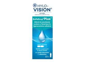 Hylovision safe drop plus collirio idratante e protettivo 10 ml