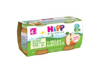 Hipp bio omogeneizzato albicocca/mela 2x80 g