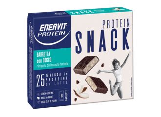 Enervit protein snack cocco 8 barrette 27 g