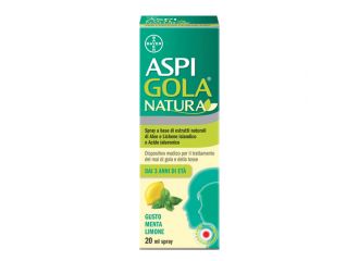 Aspi gola natura spray menta limone 20 ml