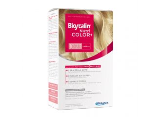 Bioscalin nutricolor plus 10,23 sabbia crema colorante 40 ml + rivelatore crema 60 ml + shampoo 12 ml + trattamento finale balsamo 12 ml