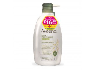 Aveeno bundle bagno doccia 500 ml + aveeno crema idratante 300 ml