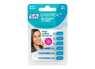 Tepe easypick m/l blu 12 pezzi