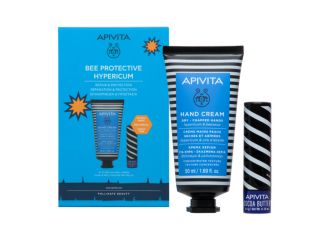 Apivita pro hand hypercum lip care cocoa butter special price 2021