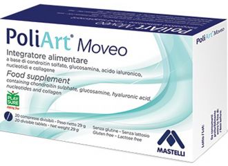 Poliart moveo 20 compresse divisibili non rivestite