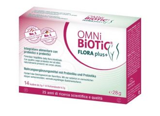 Omni biotic flora plus+ 14 bustine da 2 g