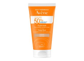 Avene sol fluido spf50+ colorato nuova formula 50 ml