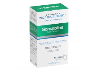 Somatoline skin expert bende snellenti drenanti kit ricarica