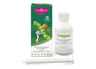 Tussina flacone mangime complementare cani gatti con siringa dosatrice forma liquida 100 g buonapet