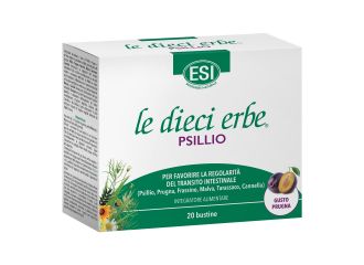 Esi le dieci erbe psillio 20 bustine 5,6 g