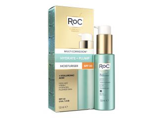 Roc multi correxion hydrate+ plump idratante viso spf30 50 ml