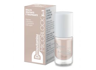 Dermovitamina micoblock 3in1 smalto idratante e traspirante beige 5 ml