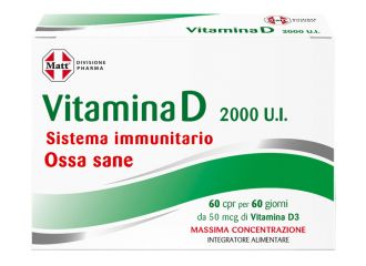 Matt pharma vitamina d 60 compresse