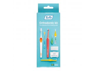 Tepe orthodontic kit 1 spazzolino supreme compact + 1 spazzolino compact tuft + 2 scovolini + 1 tepe angle + 2 tepe easypick xs/s + 2 tepe easypick m/l + 1 orthodontic wax