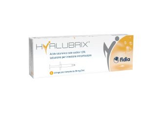 Siringa intra-articolare hyalubrix acido ialuronico 1,5% 30 mg 2 ml 3 pezzi no eto