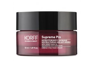 Korff supreme pro ristrutturante antirughe crema viso 50 ml