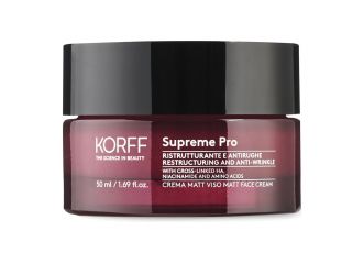 Korff supreme ristrutturante antirughe crema matt viso 50 ml