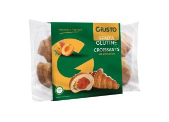 Giusto senza glutine croissant albicocca 4 pezzi da 80 g