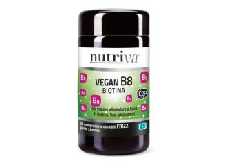 Nutriva vegan b8 fizz 30 compresse limone