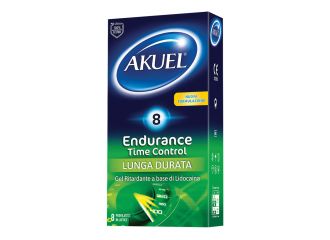 Profilattico akuel endurance time control 8 pezzi