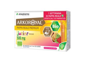 Arkoroyal junior pappa reale 500mg bio 20 fialoidi promo