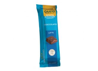 Giusto senza zucchero barretta cioccolato latte 42 g