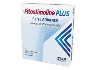 Fitostimoline plus garze advance impregnate 10x10 cm 5 pezzi