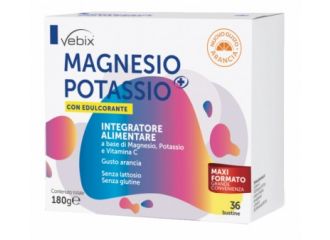 Vebix magnesio potassio + con edulcorante 36 buste 5 g