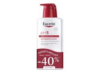 Eucerin bipacco ph5 fluido detergente 400 ml + 400 ml