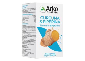 Arkocps curcuma + piperina 40 capsule