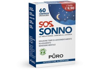 Puro sos sonno 60 compresse orosolubili