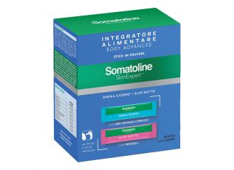 Somatoline skin expert body advanced 14 stick drena giorno + 14 stick slim notte