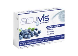 Gocce oculari acuvis 10 flaconcini 0,5 ml