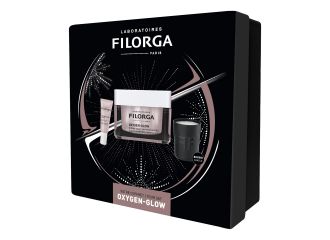 Filorga xmas box glow 2023 1 oxygen glow 50 ml + 1 oxygen glow eyes 4 ml + 1 mini candle