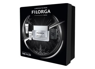 Filorga xmas box time 2023 1 time filler 5xp 50 ml + 1 time filler intensive 7 ml + 1 time filler eyes 5xp 4 ml + 1 mini candle