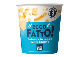 Nutrifree ecco fatto sedanini al formaggio 70 g