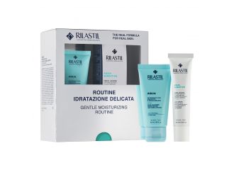 Rilastil cofanetto natale idratazione delicata 1 rilastil aqua detergente 50 ml + 1 rilastil aqua sensitive crema leggera 40 ml