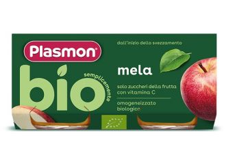 Plasmon omogeneizzato bio mela 2 vasetti x 80 g