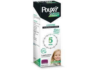 Pouxit flash vegetal lozione pidocchi e lendini 100 ml con pettine